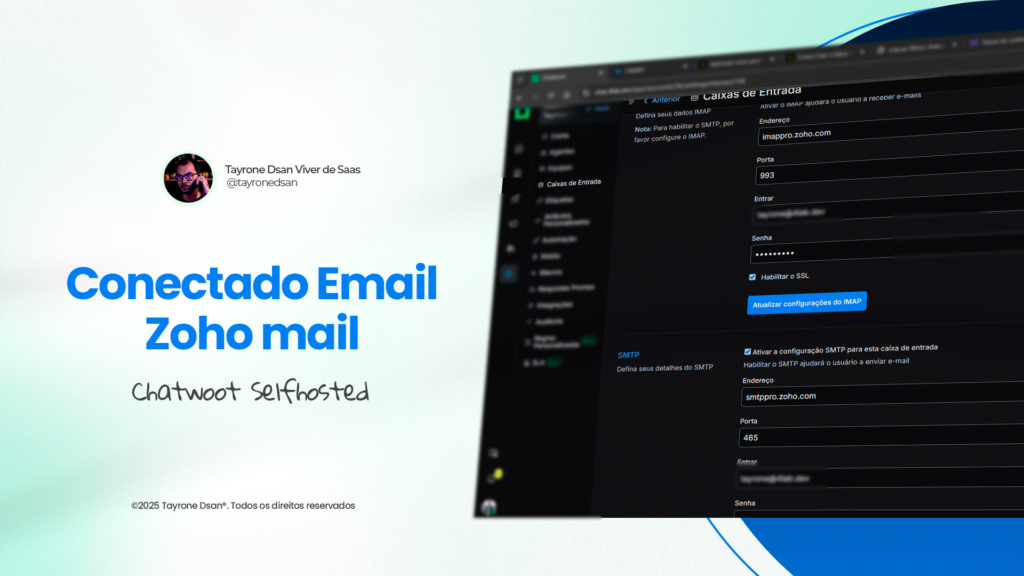 Configuração de Caixa de Entrada com Zoho Mail