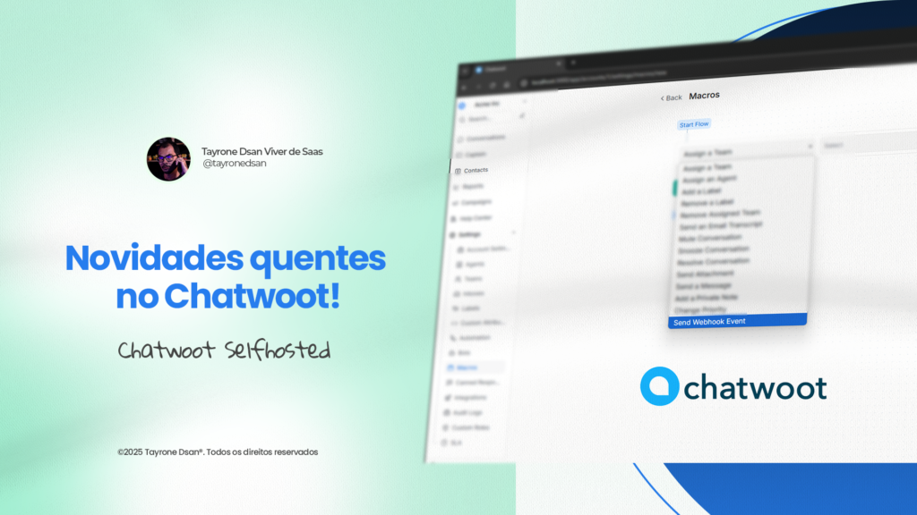 Descubra o que mudou no Chatwoot!