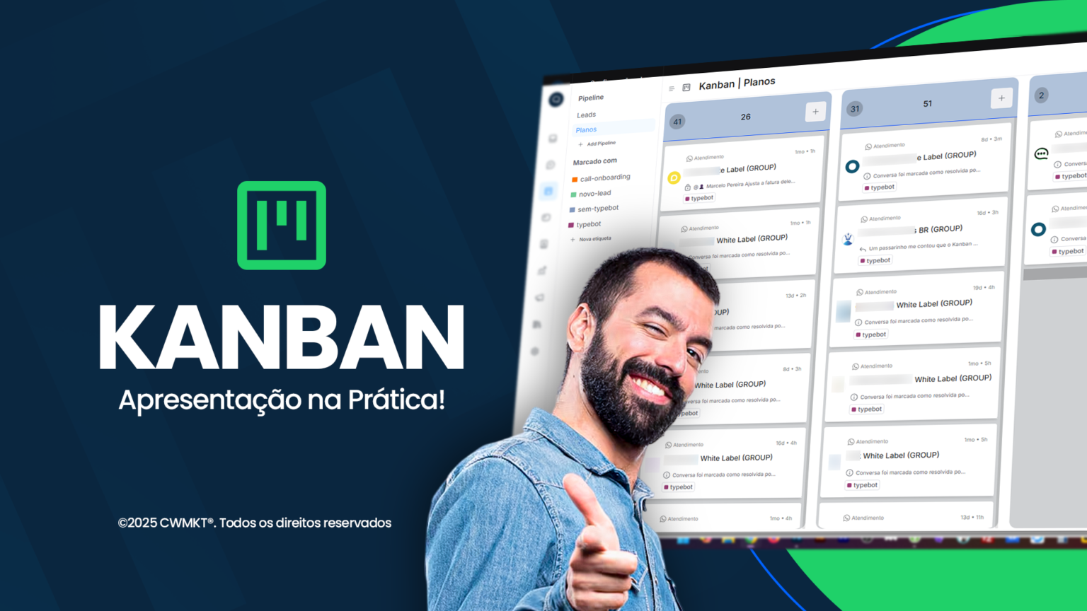 Kanban CWMKT White Label: Organize Seus Leads e Campanhas no Chatwoot!